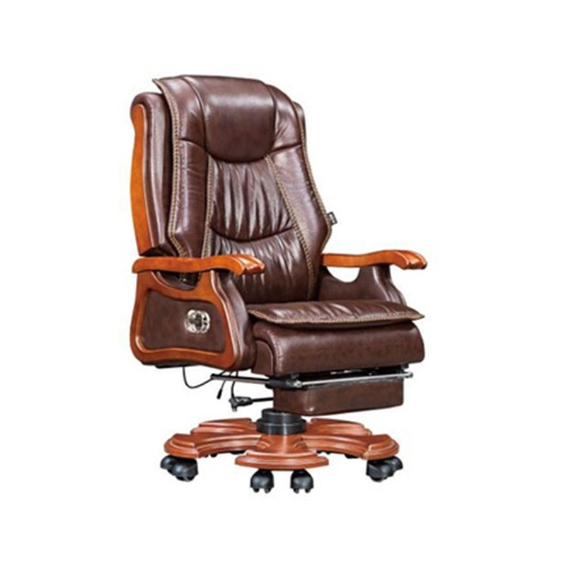 Leather Office Chair No Wheels Luxury, Leather Office Desk Chair No Wheels