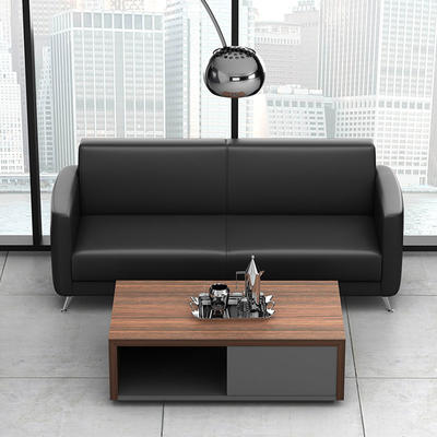 Wholesale Leather Office Sofa Set Reception Office Furniture